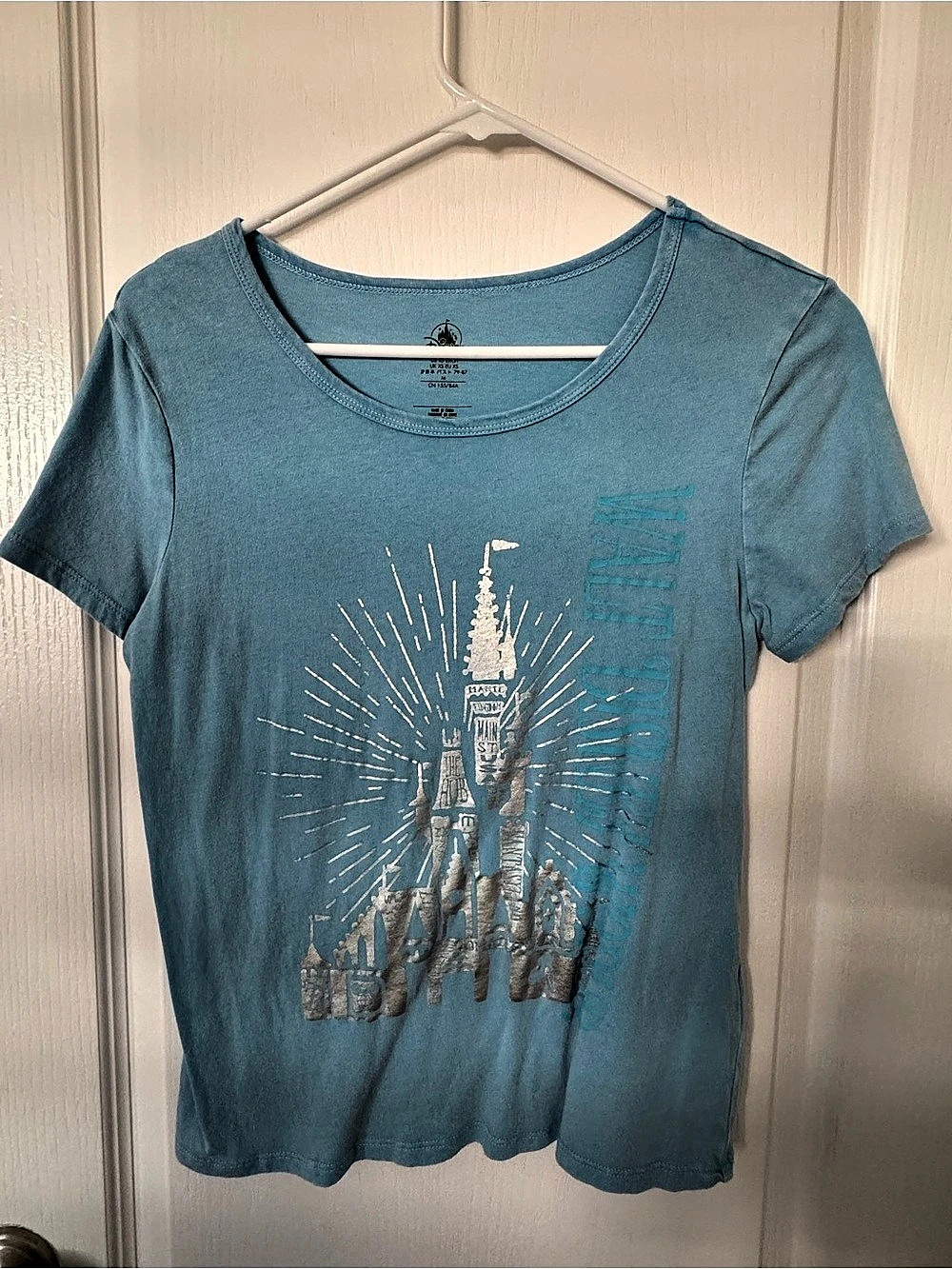 Disney Parks Walt Disney World Castle Graphic Tee in Blue